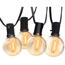 Hot Selling  G40 Outdoor Weatherproof Tungsten String Bulb Light Solar Holiday Lights